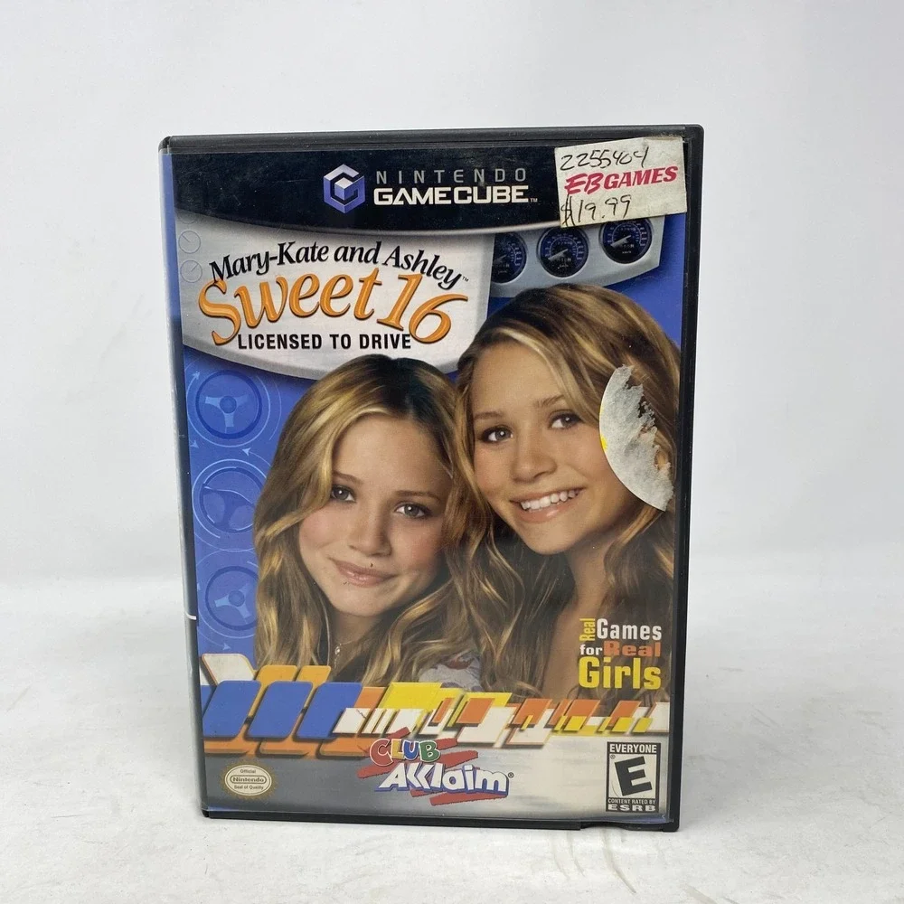 Mary-Kate And Ashley Sweet 16 (Nintendo GameCube, 2002)‎ CIB w/ Manual